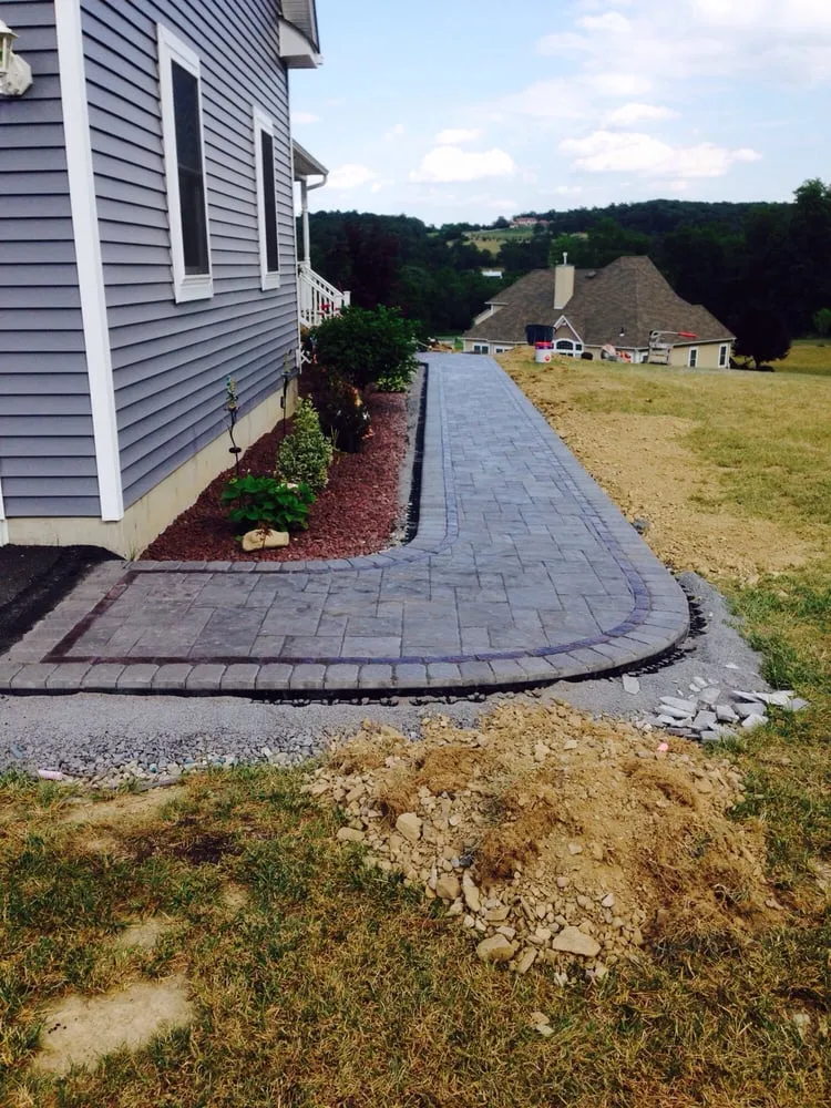 Custom landscape design in Middletown, NY - H & G Landscaping
