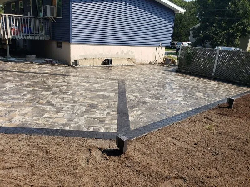 Professional landscape installation in Ledyard, CT by H & H Landscaping