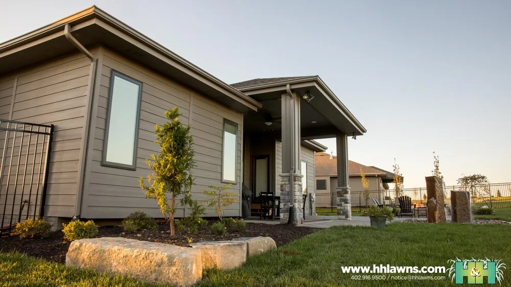 Custom yard cleanup service for beautiful yards across Gretna, NE - H & H Lawn and Landscape