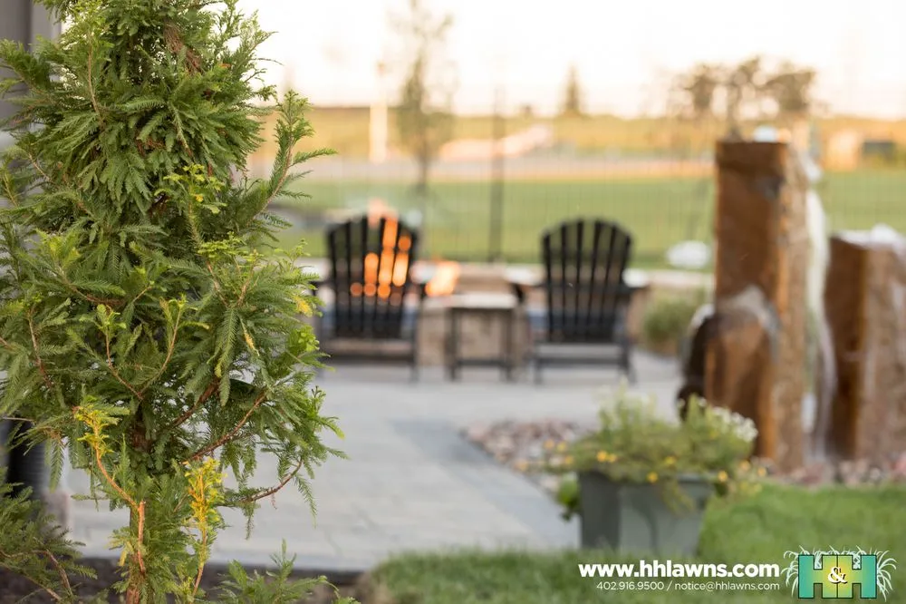 Local outdoor landscaping in Gretna, NE by H & H Lawn and Landscape