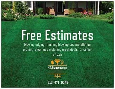 Affordable yard maintenance near you in Westland, MI by H & J Landscaping Cleaning Service