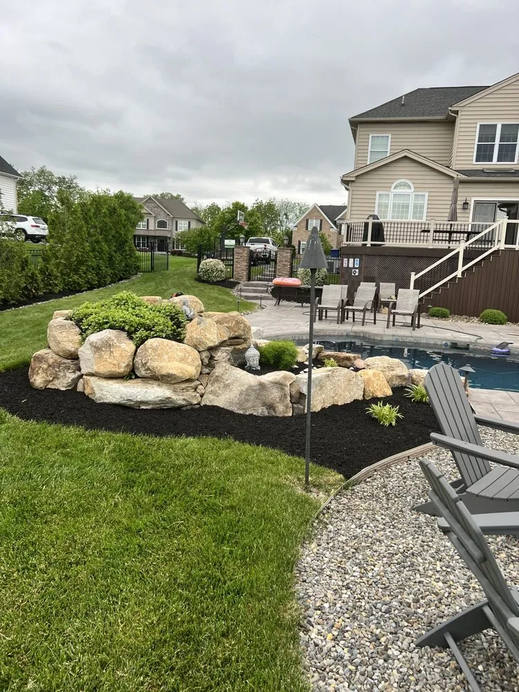 Affordable outdoor landscaping in Norristown, PA by H & J Services