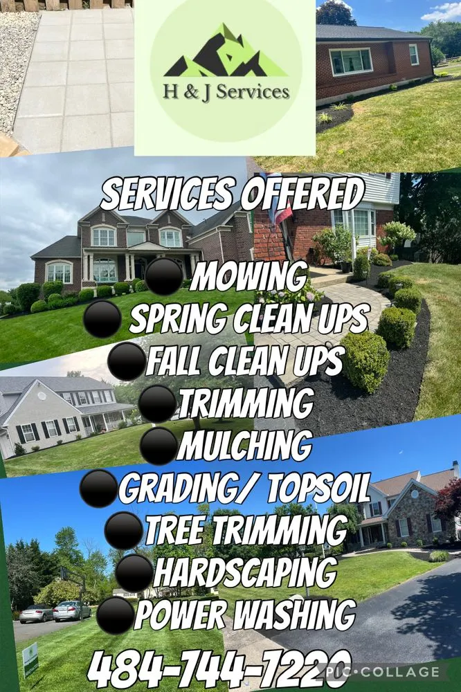 Local landscape installation in Norristown, PA - H & J Services