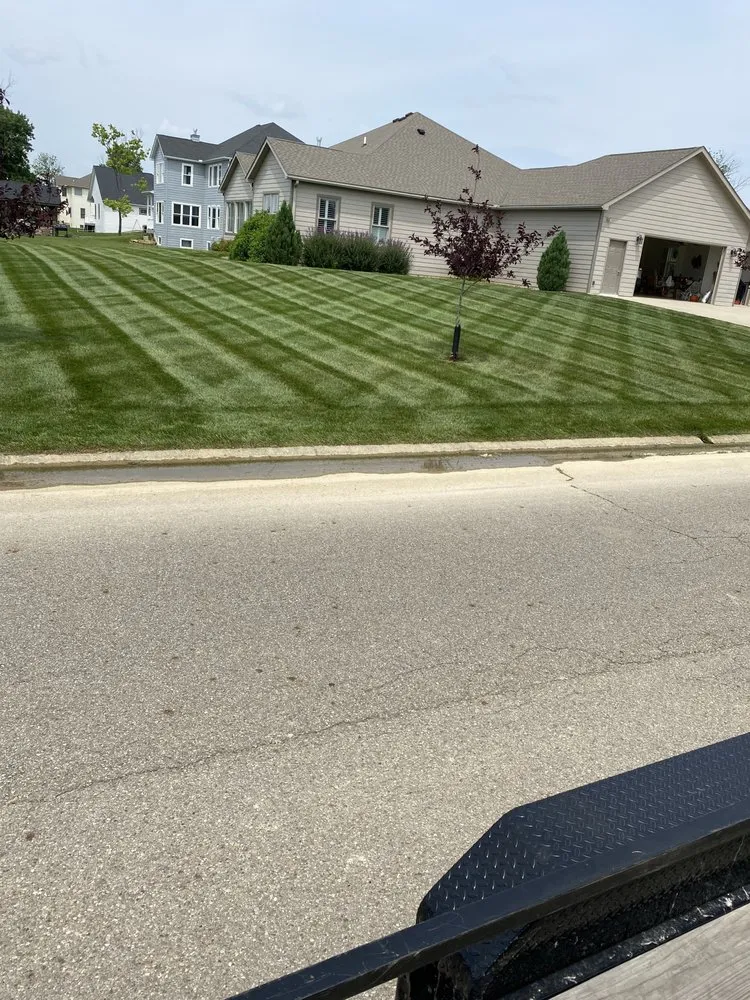 Local landscape installation with custom design in Ray, OH by H & L Lawn Care
