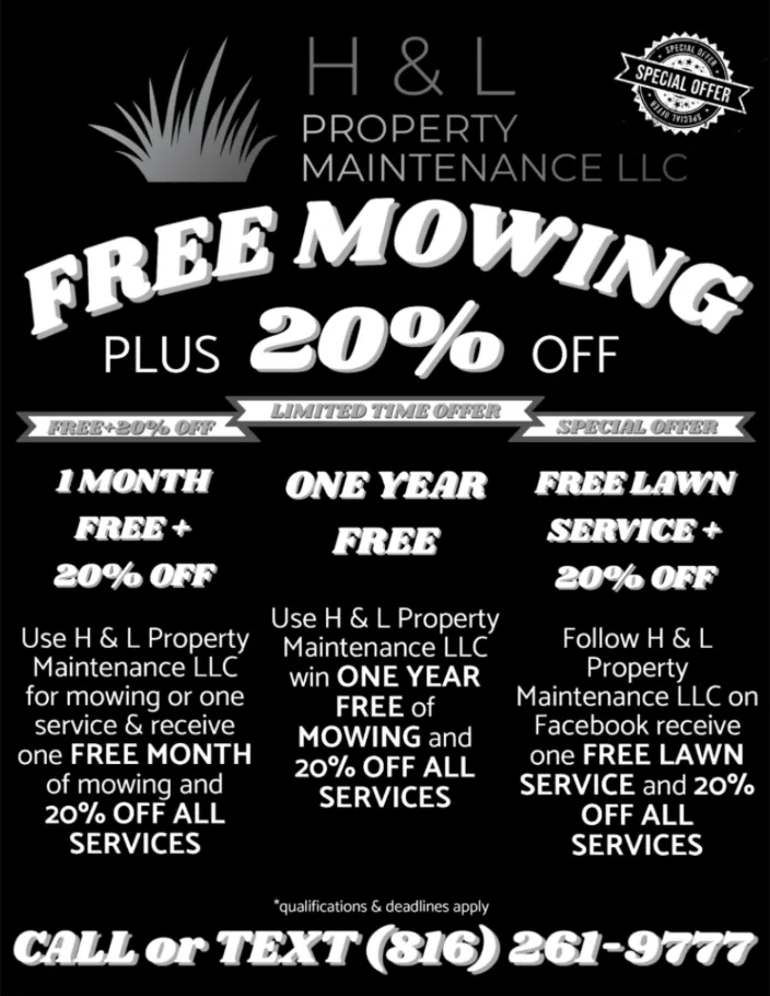 Local yard cleanup service for beautiful yards across St. Joseph, MO - H & L Property Maintenance