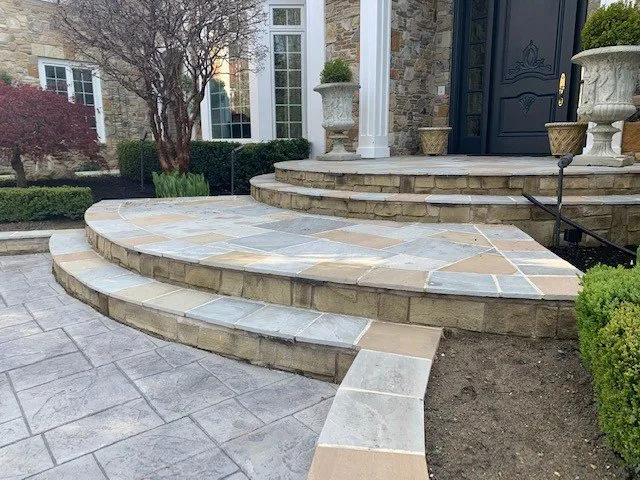 Expert garden landscaping in Newbury, OH by H & M Landscaping