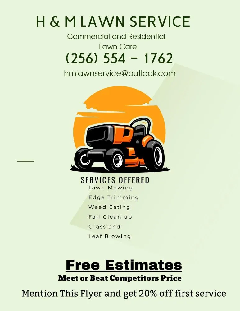 Trusted yard maintenance experts serving Muscle Shoals, AL - H & M Lawn Service