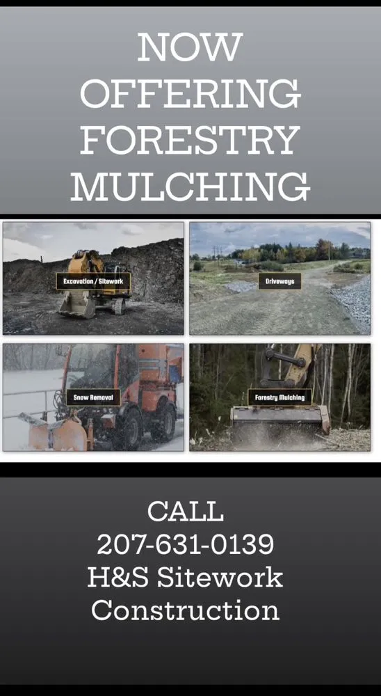 Professional yard cleanup service for residential properties across Bangor, ME - H & S Sitework Construction