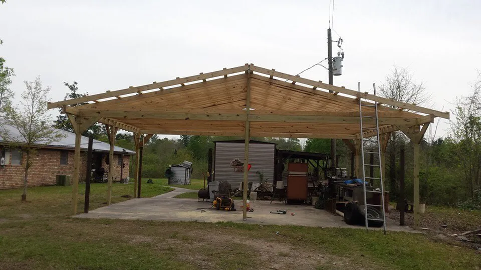 Top-rated outdoor landscaping for homes across Kountze, TX - H & V Construction