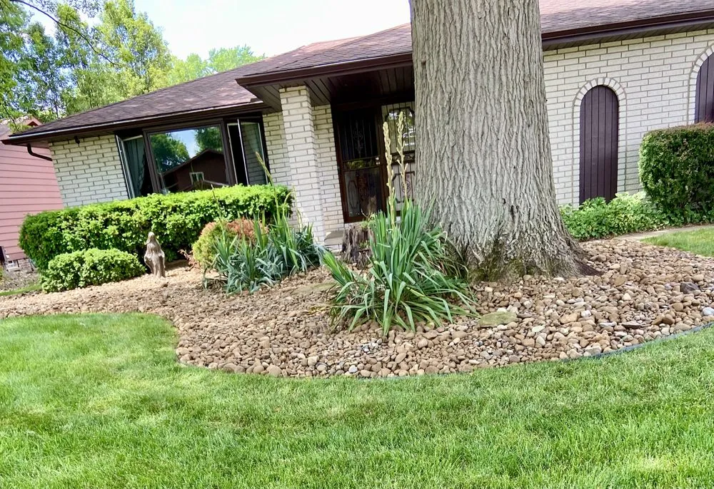 Custom garden landscaping in Northeast Ohio, OH by H and A Landscaping Construction