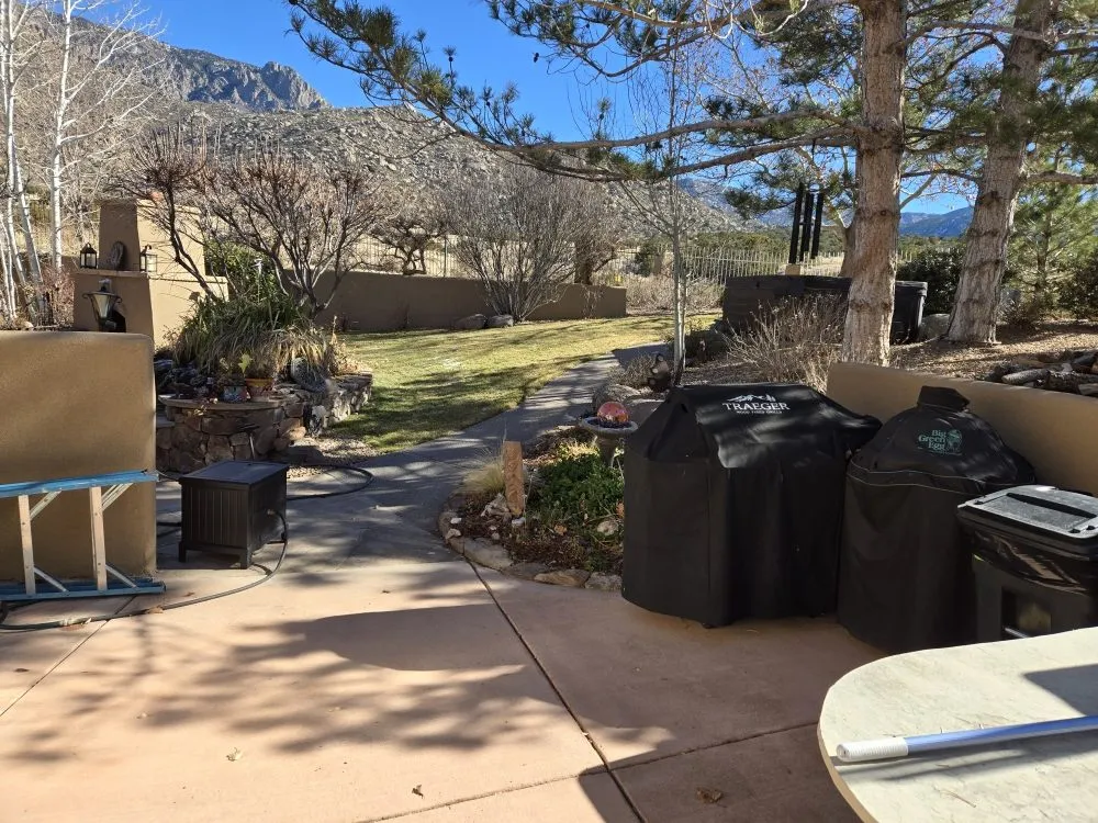 Professional outdoor landscaping for residential properties in Rio Rancho, NM by H L Services
