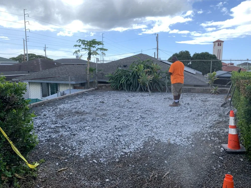 Trusted lawn care service in Ocean View, HI by H T M Masonry