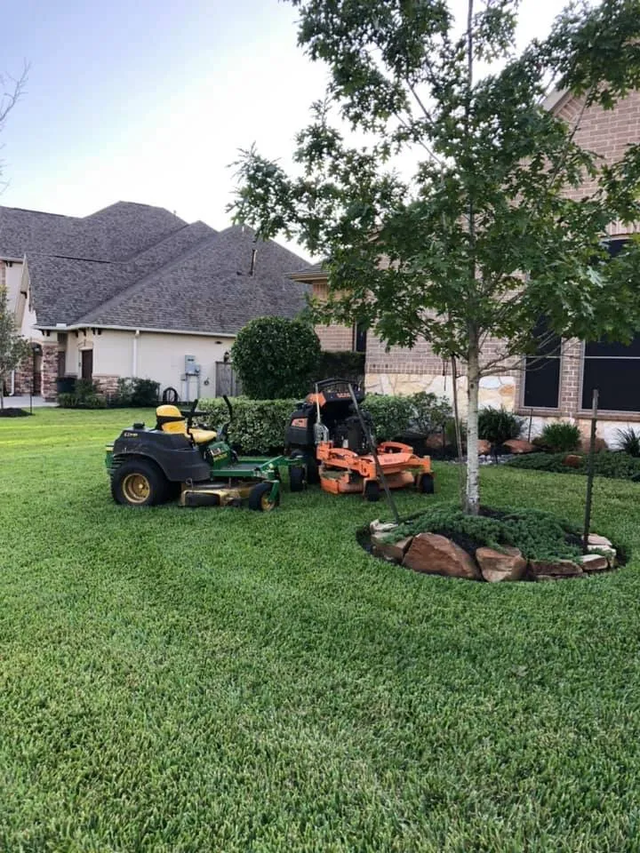 Affordable lawn care service with custom design in Plantersville, TX by H Town Landscaping