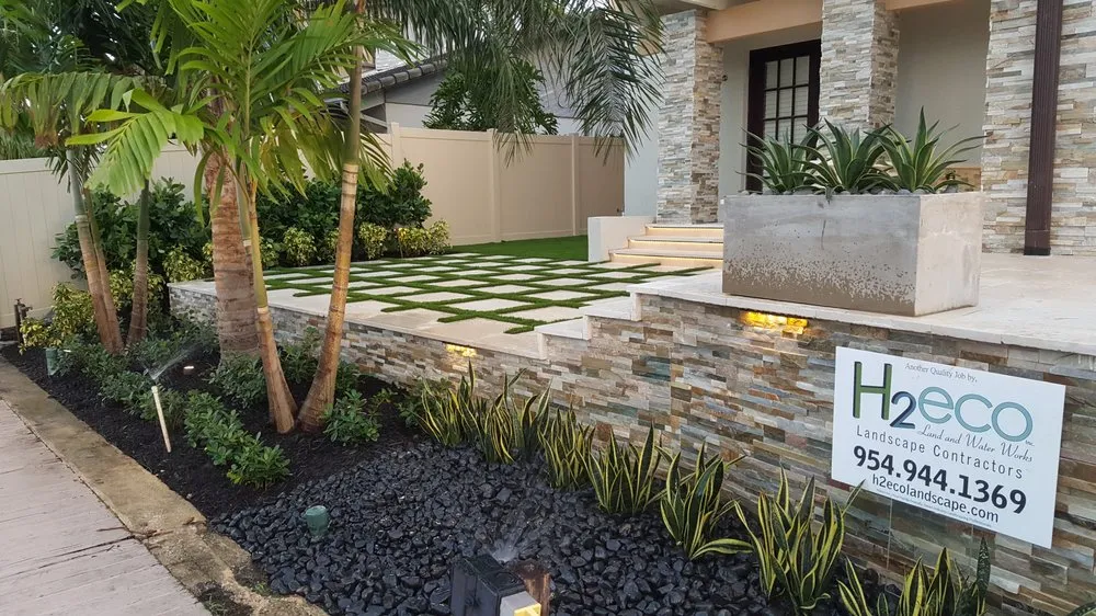 Top-rated landscape design in Margate, FL - H2eco Land & Waterworks