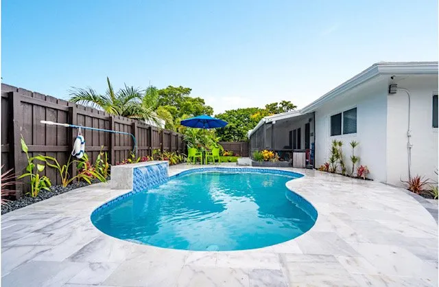 Custom landscape installation for outdoor upgrades in Margate, FL by H2eco Land & Waterworks