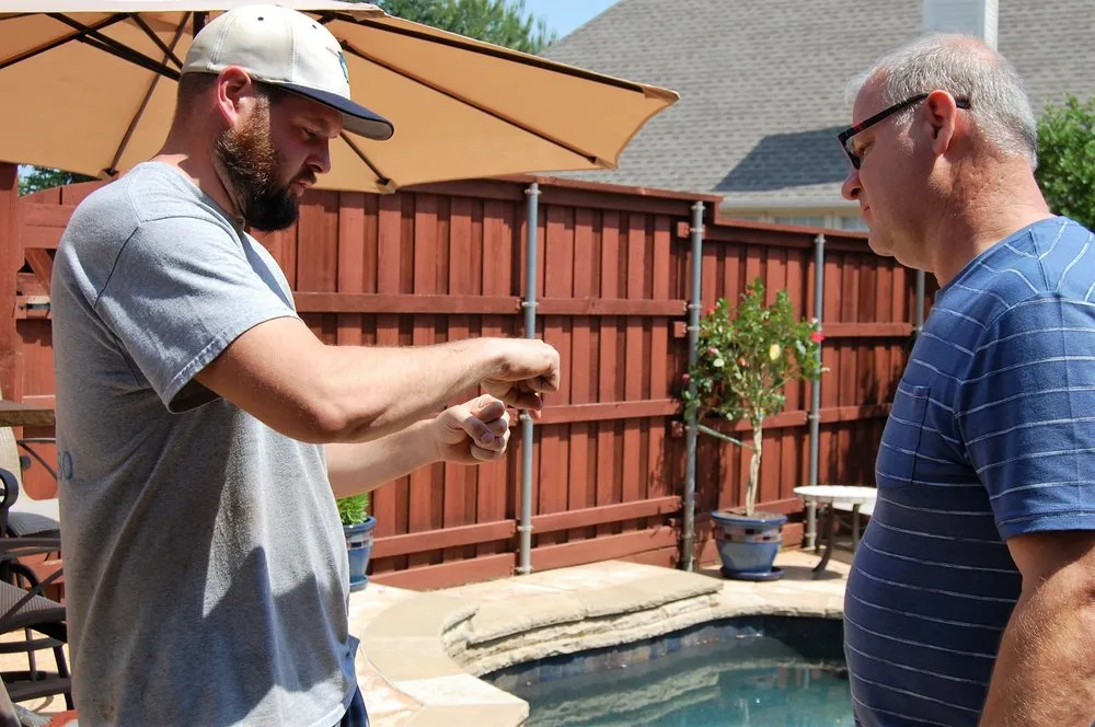 Custom landscape installation in Irving, TX by H2O Sprinkler Systems