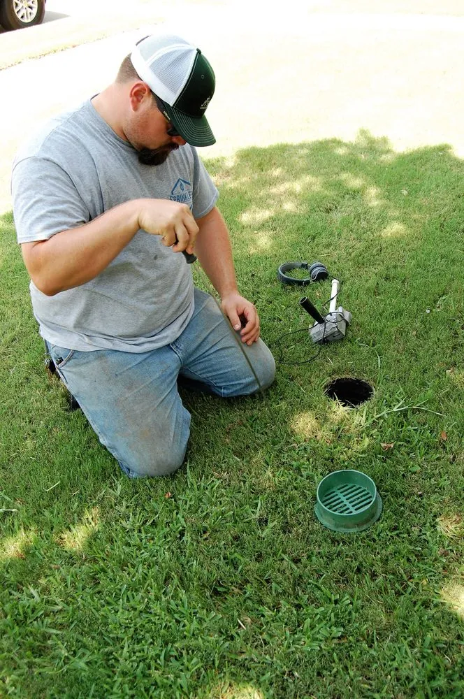 Professional residential landscaping with custom design in Irving, TX by H2O Sprinkler Systems