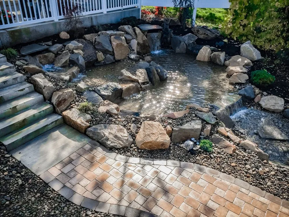 Local residential landscaping in Alexandria, PA by H2Oasis Water Features