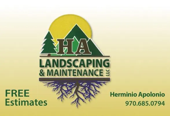HA Landscaping & Maintenance Logo