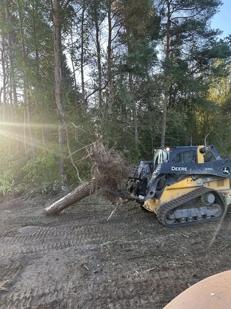 Expert yard cleanup service for homes in Columbus, MI by Haack's Excavation Solutions