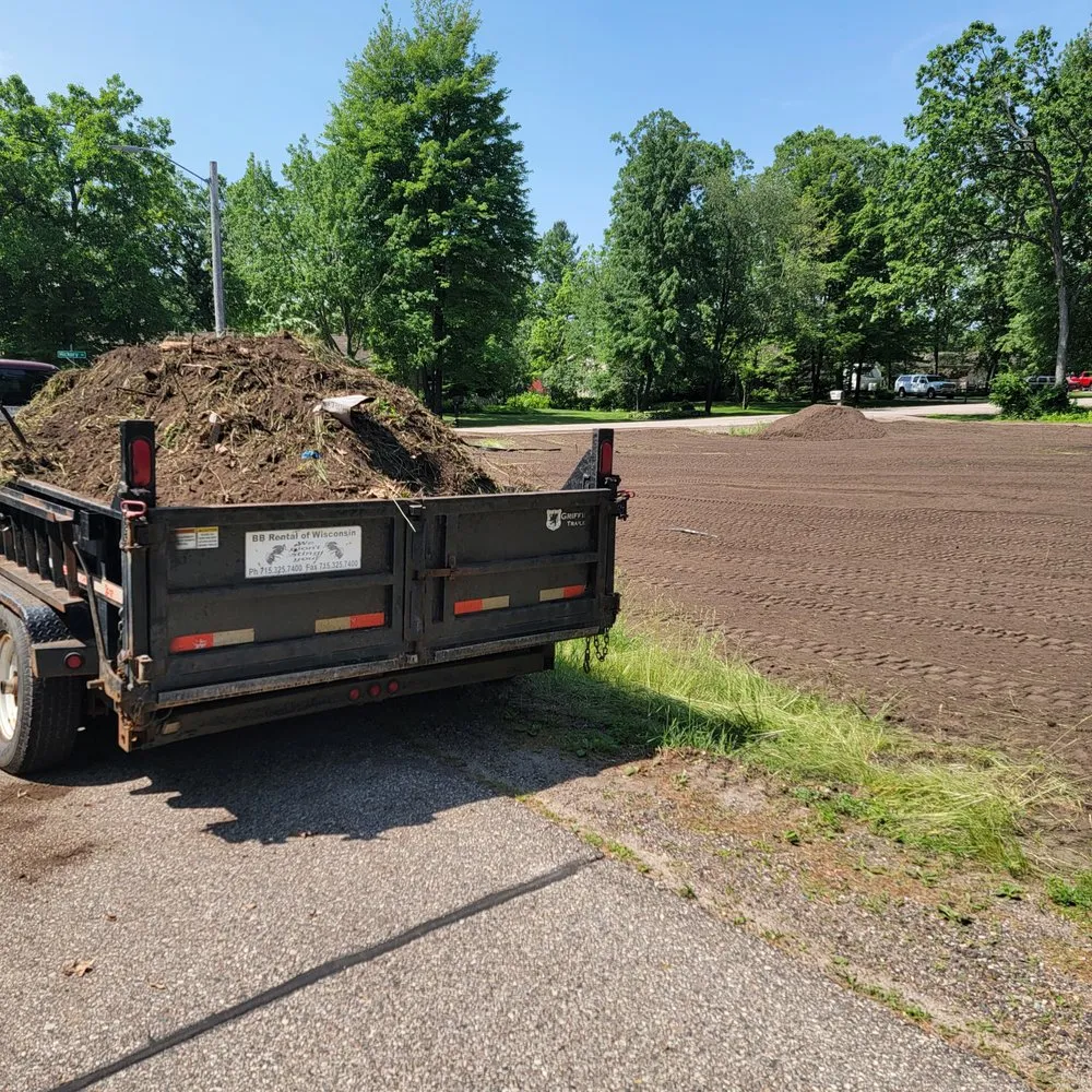 Custom yard cleanup service in Stevens Point, WI by Haas Landscaping