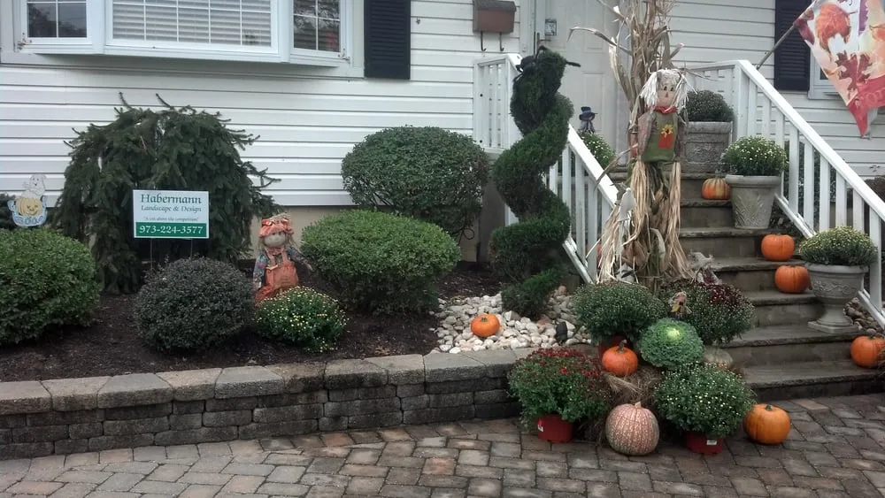 Custom landscape design in Parsippany, NJ by Habermann Landscaping