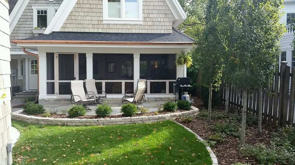 Custom garden landscaping in Chaska, MN by Hagen Lawn and Landscape