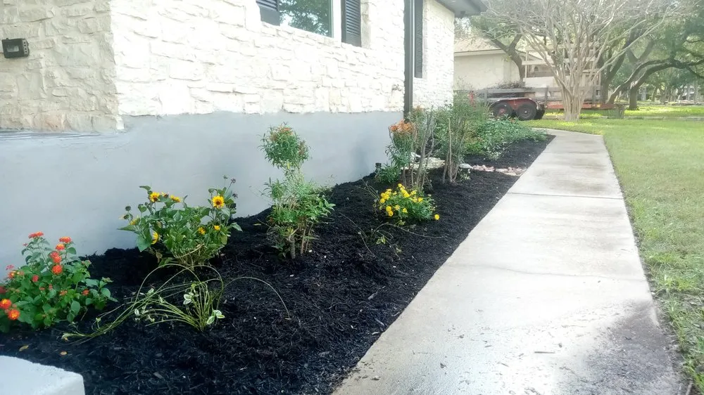 Professional landscape installation in Jarrell, TX by Hages Homestead Services