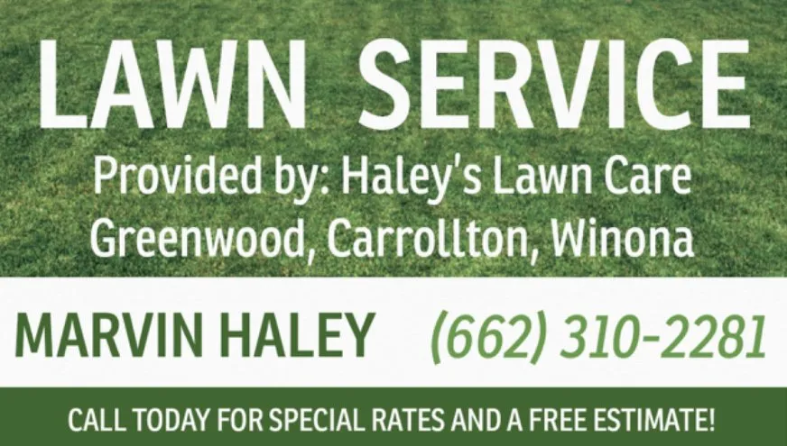 Trusted yard cleanup service in Winona, MS - Haley's Lawn Care