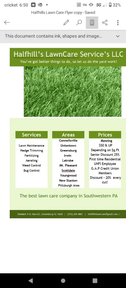 Custom lawn care service experts serving Greensburg, PA - Halfhill’s Lawn Care