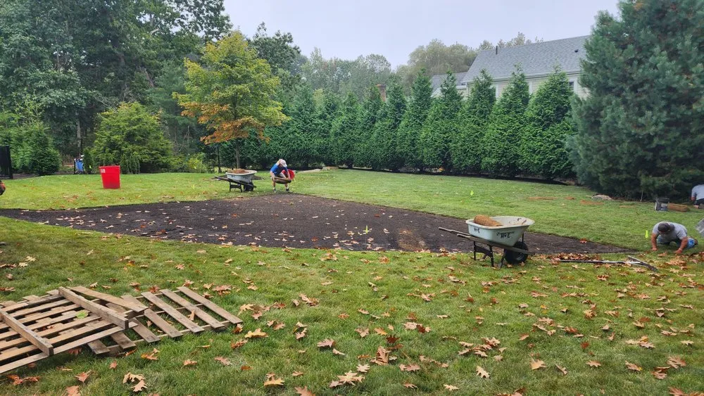 Affordable yard cleanup service for beautiful yards in Manchester By the Sea, MA by Hall & Emslie