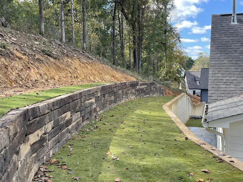 Reliable landscape design experts serving Bessemer, AL - Hall Hauling & Construction