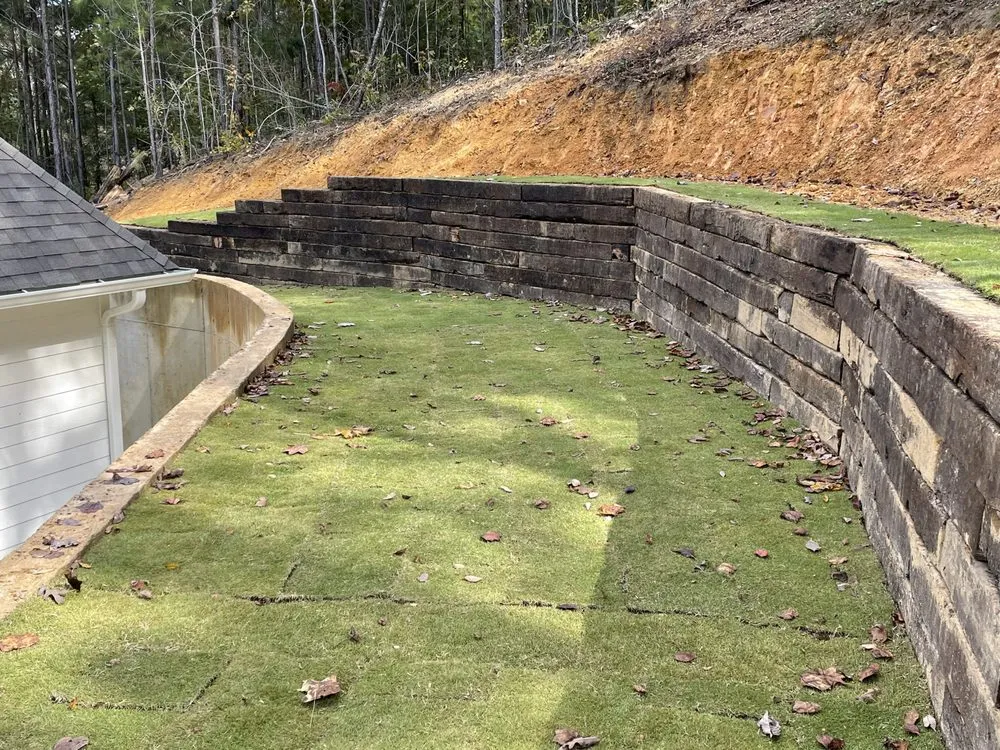 Affordable landscaping services for homes in Bessemer, AL by Hall Hauling & Construction