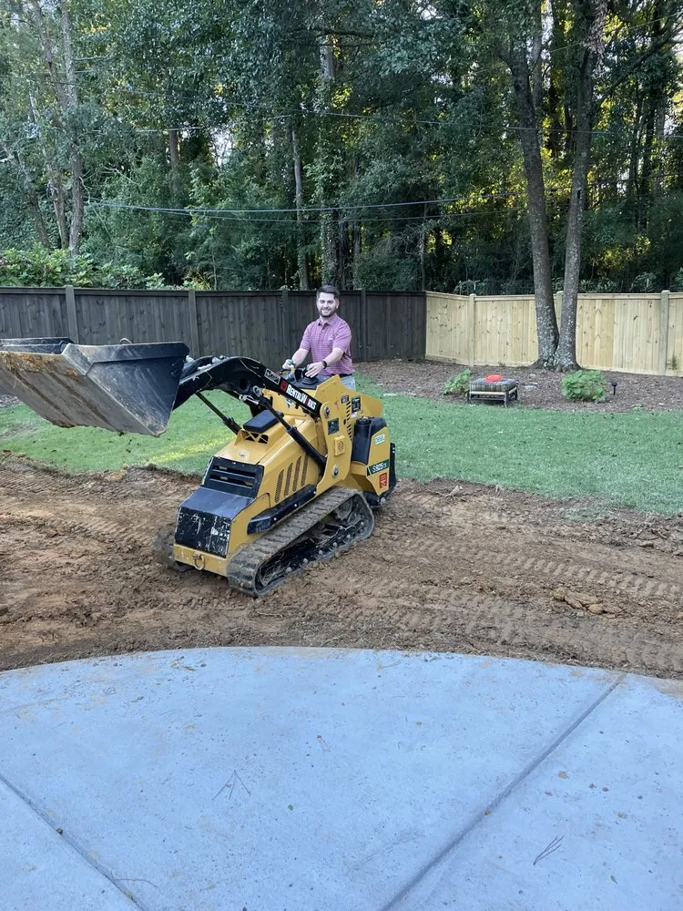 Custom yard maintenance in Bessemer, AL by Hall Hauling & Construction