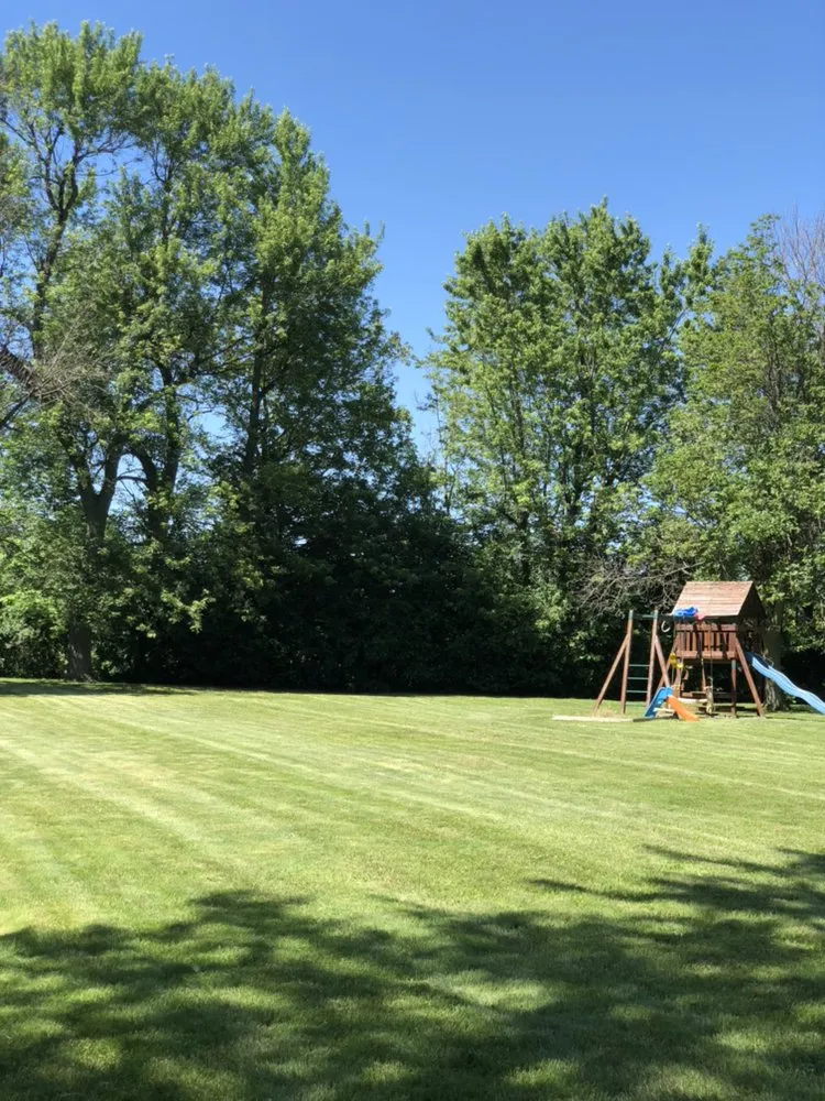 Custom garden landscaping for residential properties across Buffalo, NY - Hall Services