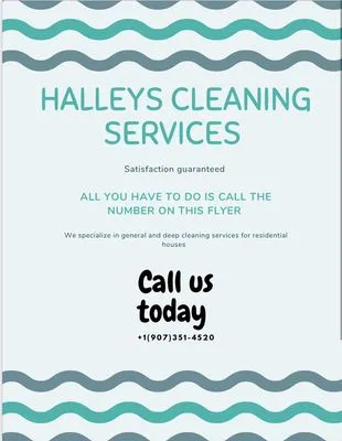 Halley’s Cleaning Services Logo