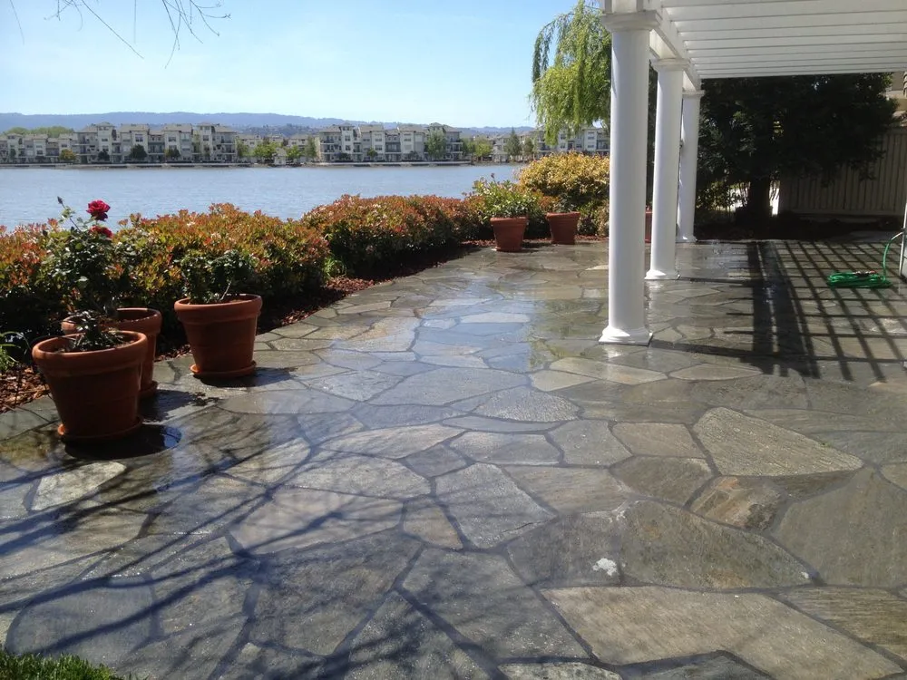 Affordable garden landscaping for homes in Belmont, CA by Hallmark Fine Gardens