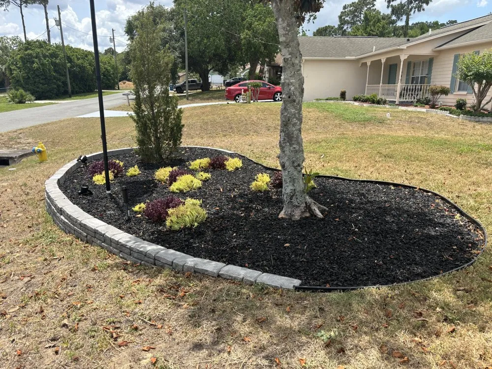 Reliable garden landscaping for year-round maintenance in Spring Hill, FL by Hall’s Complete Lawn Care