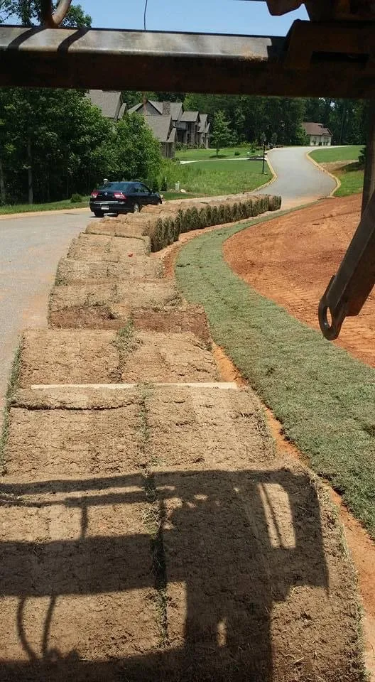 Custom landscape installation in Spartanburg, SC - Halls Landscaping & Grading