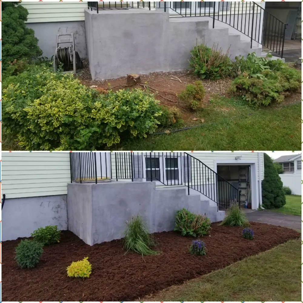 Affordable landscape installation in West Hartford, CT by Hall's Landscaping