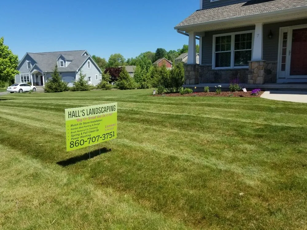 Trusted lawn mowing service in West Hartford, CT - Hall's Landscaping