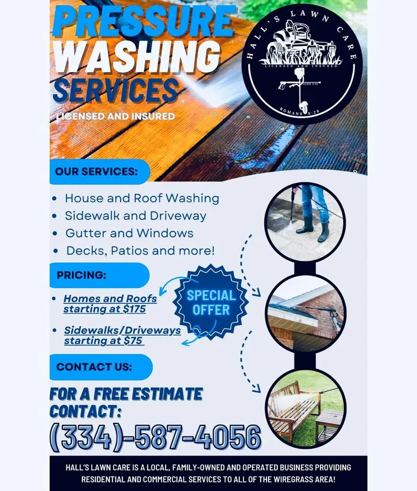 Affordable yard cleanup service for outdoor upgrades across Hartford, AL - Hall’s Lawn Care