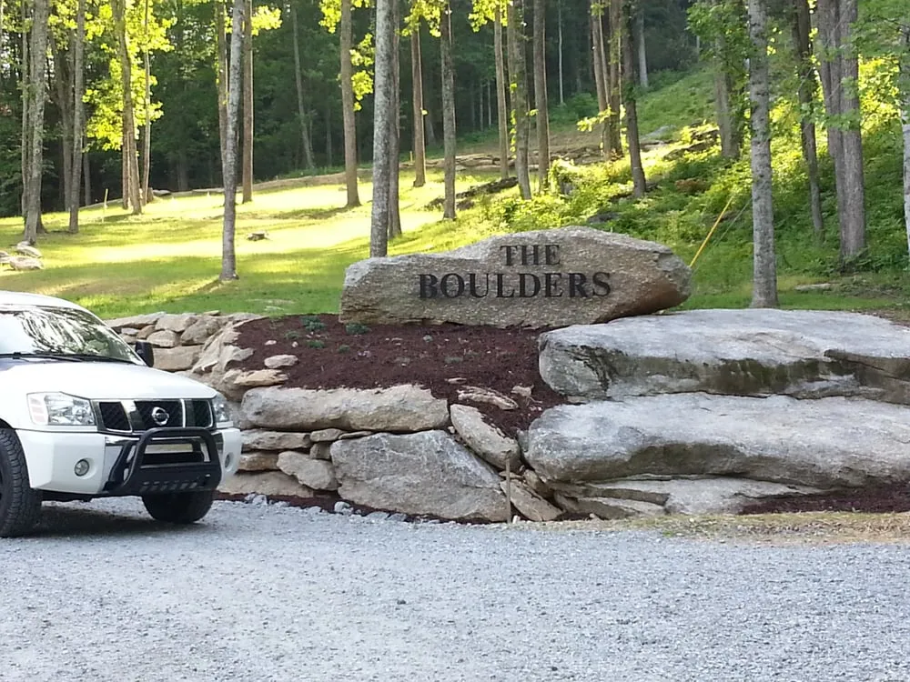 Custom garden landscaping in Asheville, NC - Hall's Lawn Service