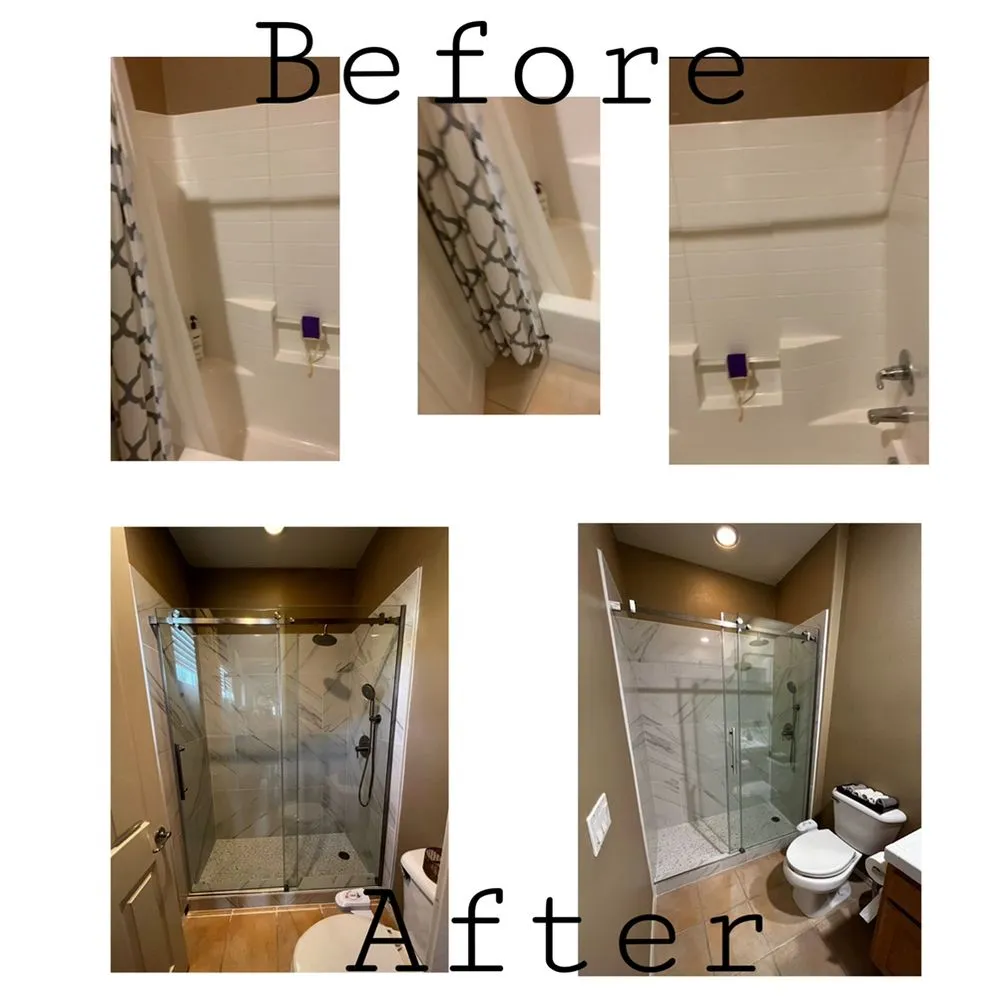 Custom landscape installation with custom design in Wildomar, CA by Hamaker Handyman Services