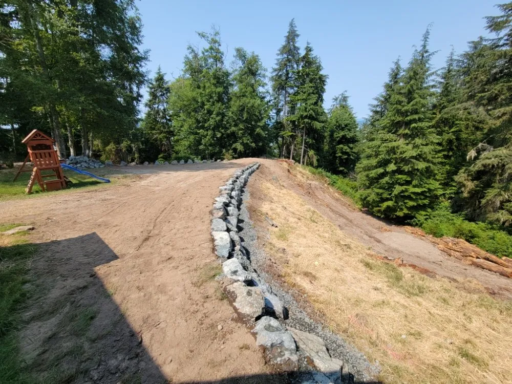 Custom yard cleanup service with custom design in Lynden, WA by HAMCO NW