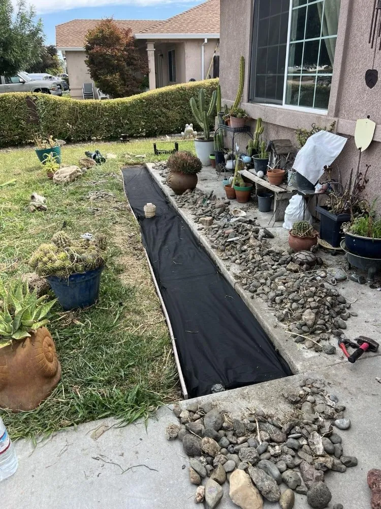 Custom landscape design in Orland, CA by Hamel's Yardscapes