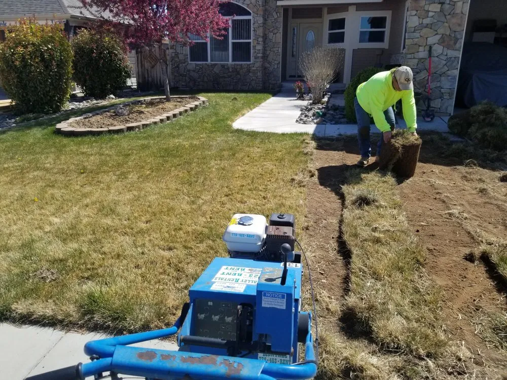Custom outdoor landscaping for beautiful yards in Fernley, NV by Hamilton & Martinez Home/Garden & pressure washing solutions