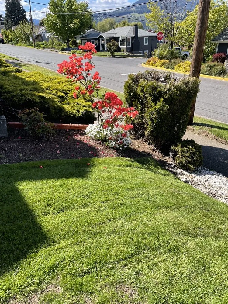 Custom lawn mowing service in Hood River, OR by Hamilton Landscape & Lawn Care