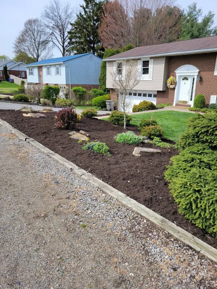 Custom yard cleanup service in Karns City, PA by Hamiltons lawncare landscaping