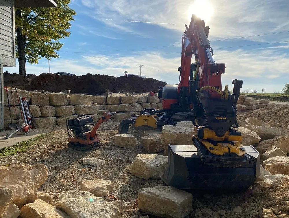 Local lawn mowing service for homes in Hillsboro, WI by Hammer Dirt Works